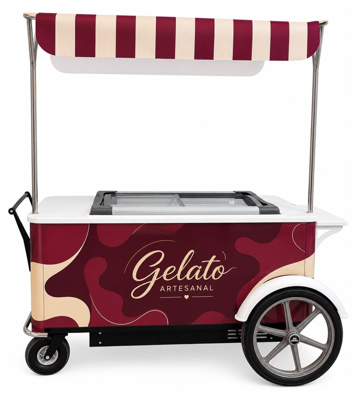 Carrinho Gourmet com freezer - Imagem 3