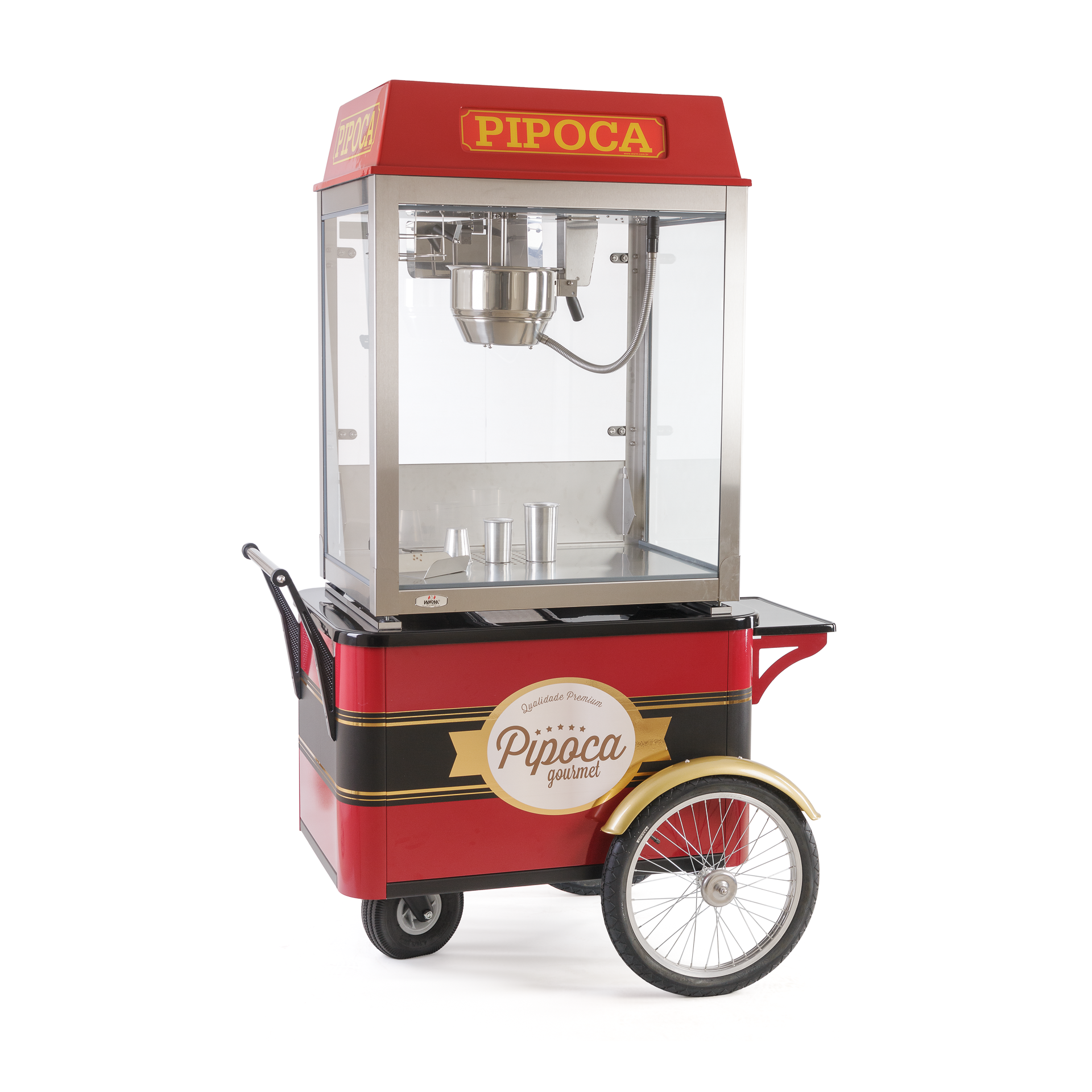 Carrinho Gourmet Pequeno para Pipoqueira PLX (18oz) - Imagem 3