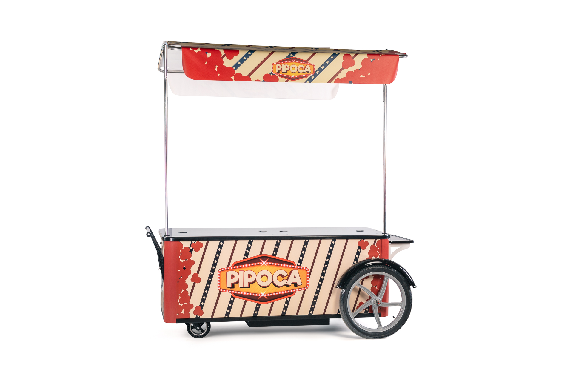 Carrinho Gourmet Estendido - com 2 pipoqueiras 18oz - Imagem 2