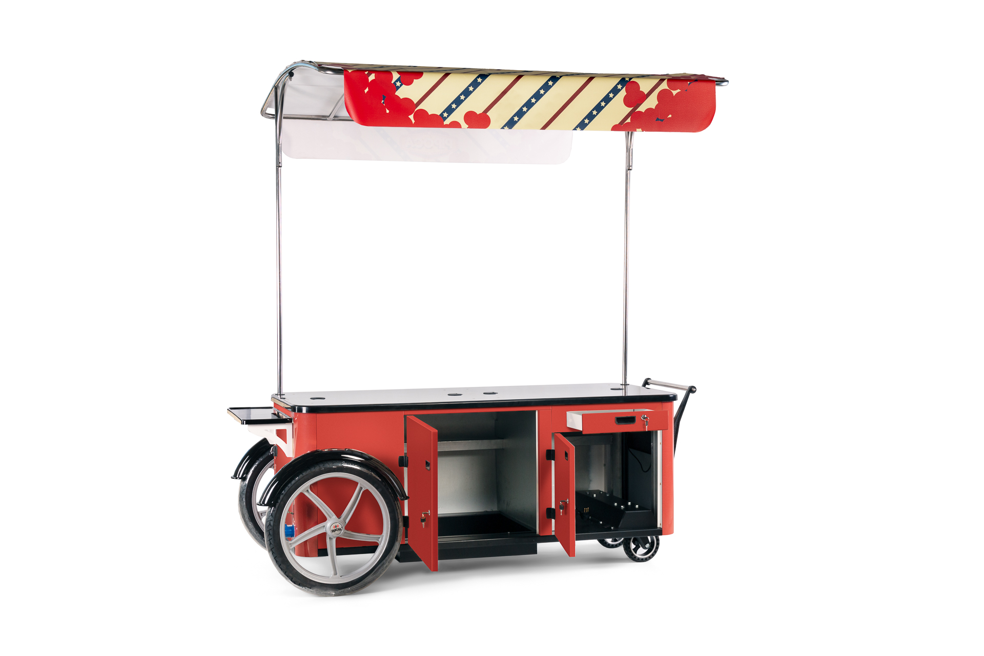 Carrinho Gourmet Estendido - com 2 pipoqueiras 18oz - Imagem 5