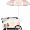 Carrinho Médio Gourmet com Freezer e Guarda sol